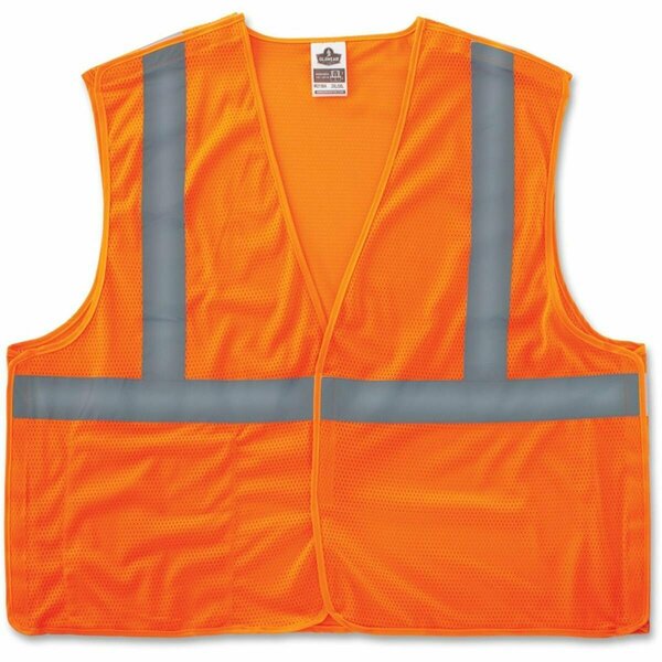 Perfectpitch Glo Wear Orange Econo Breakaway Vest for 8215BA, Orange - Extra Large PE1415656
